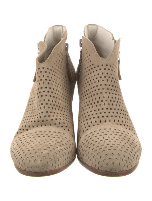 Rag & Bone Suede Lasercut Accents Boots