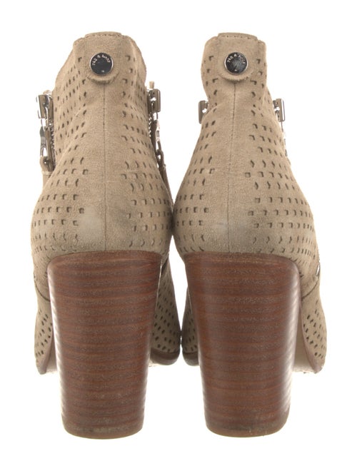 Rag & Bone Suede Lasercut Accents Boots