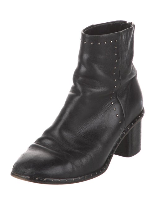 Rag & Bone Leather Studded Accents Boots