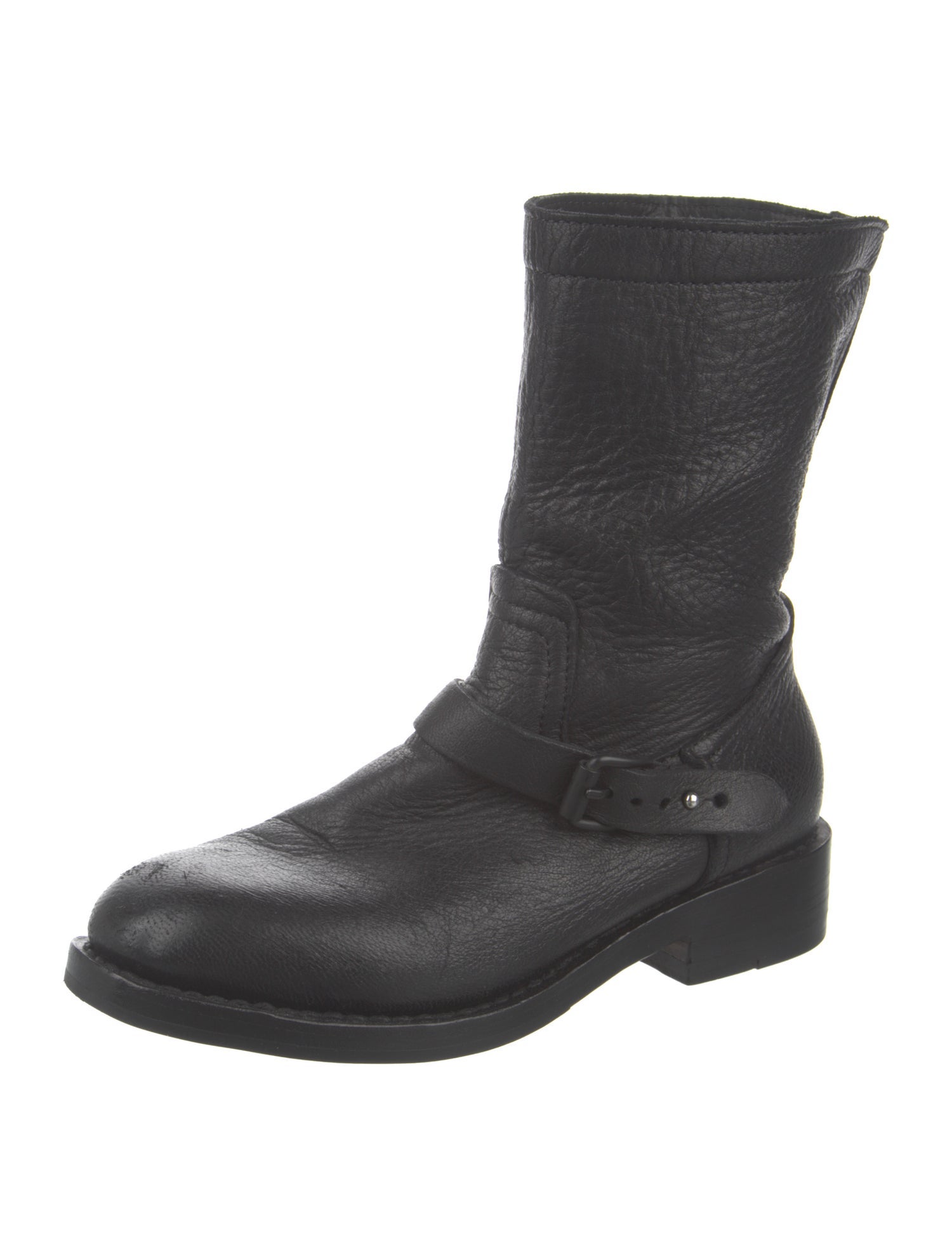 Rag & Bone Leather Moto Boots