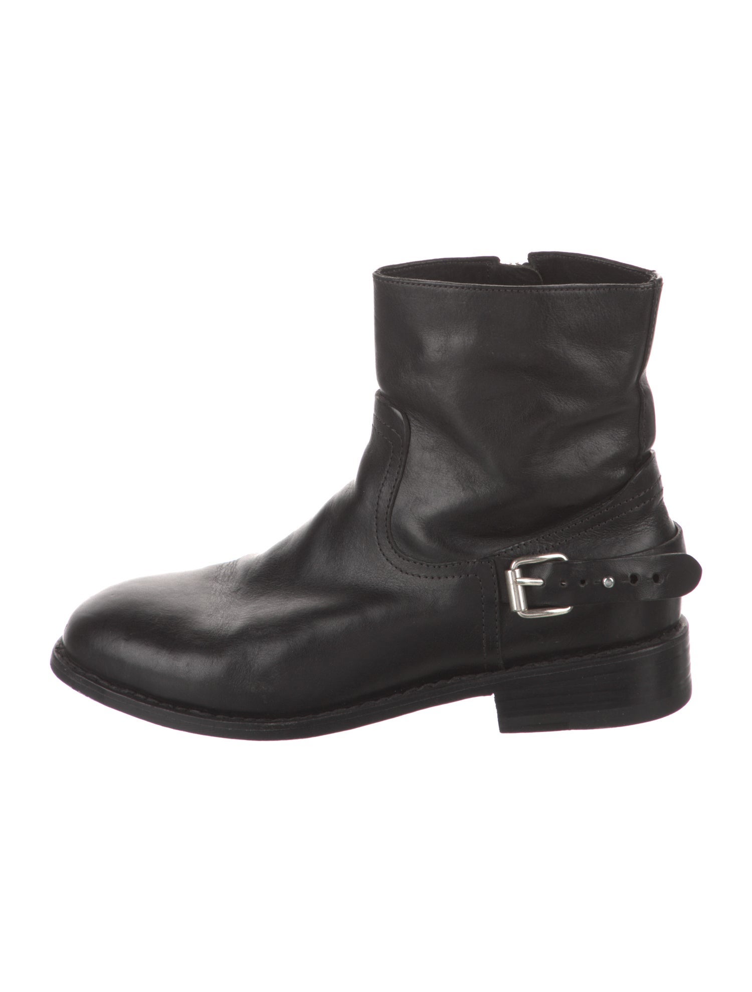 Rag & Bone Leather Moto Boots