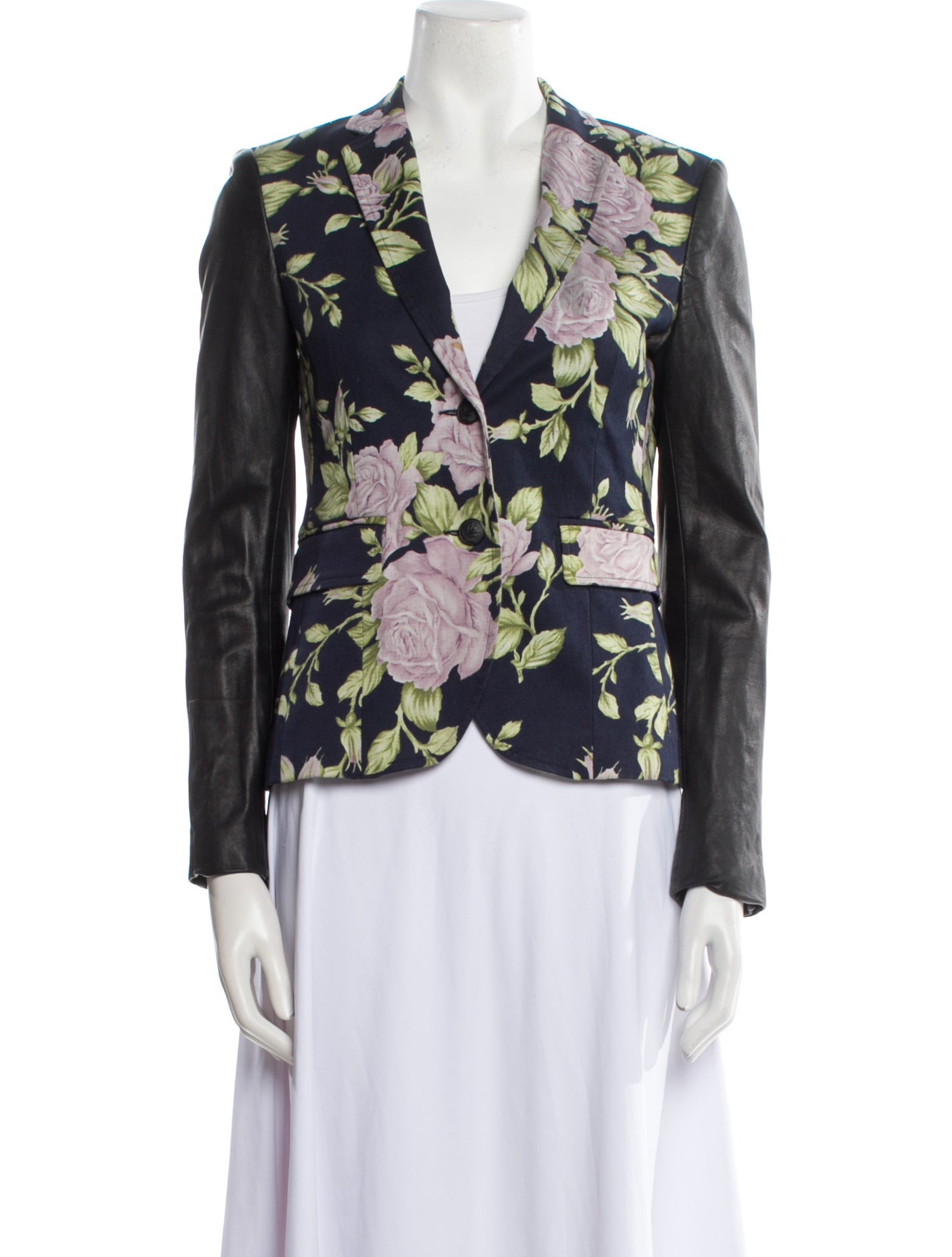 Rag & Bone Floral Print Blazer