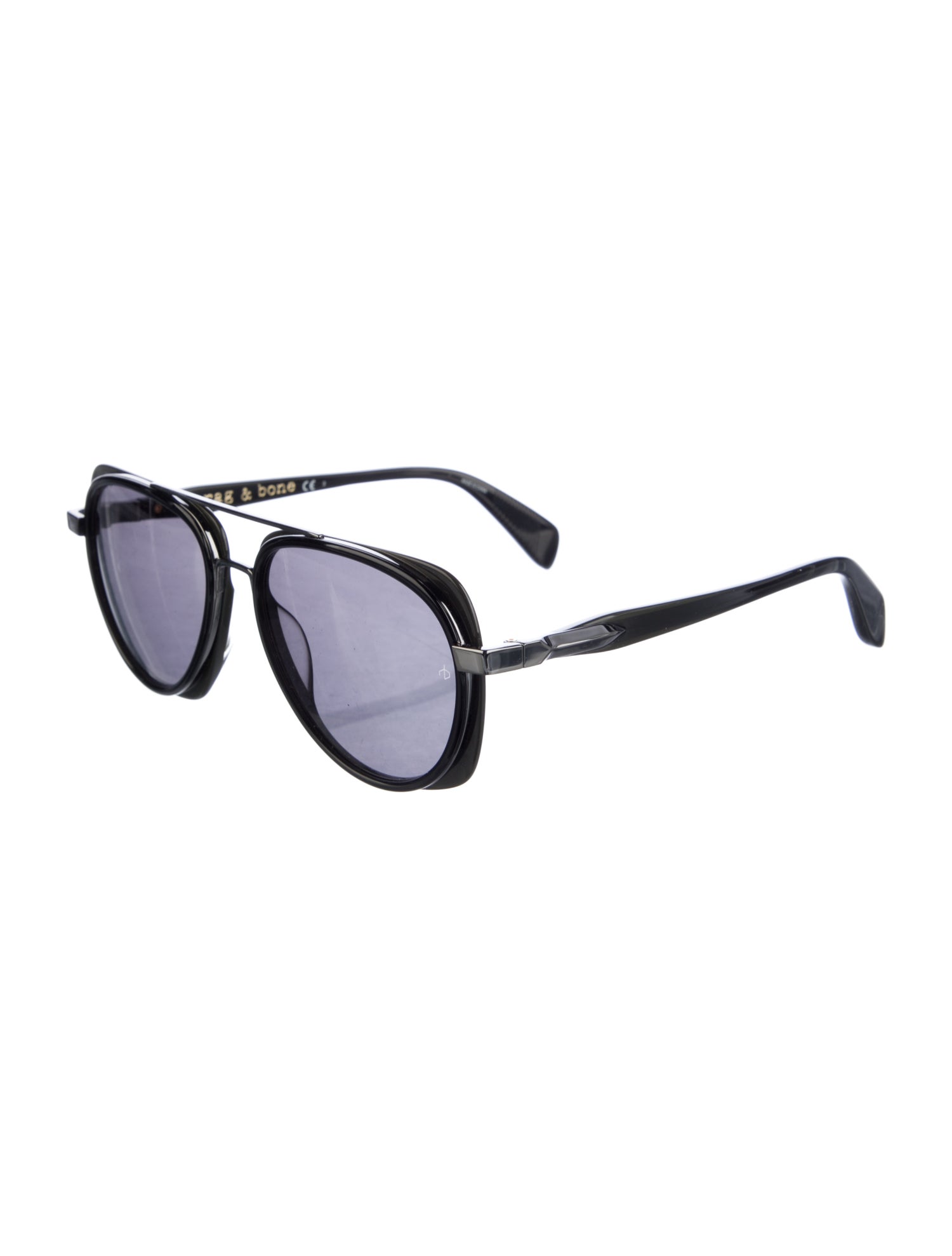 Rag & Bone Aviator Tinted Sunglasses