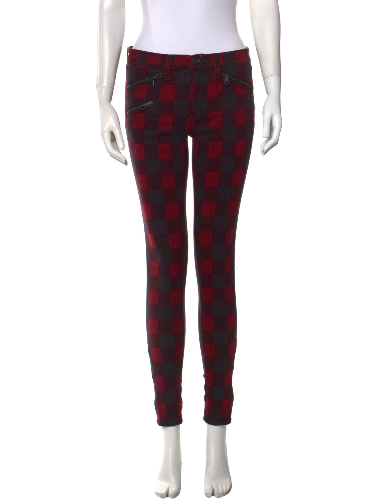 Rag & Bone Printed Skinny Leg Pants
