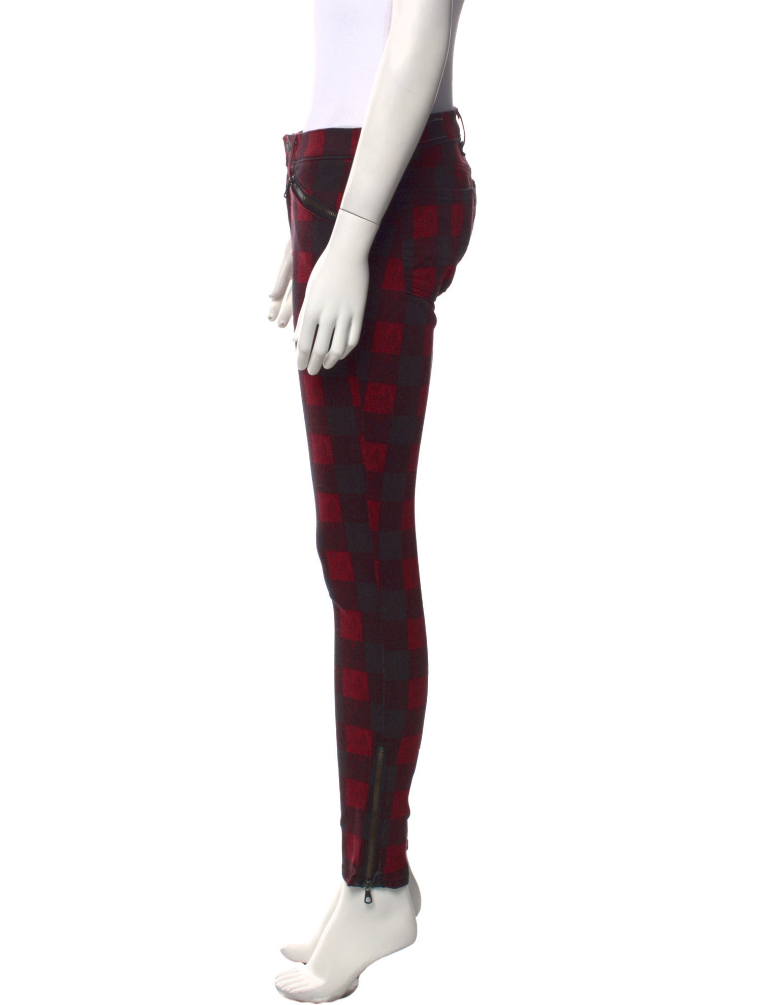 Rag & Bone Printed Skinny Leg Pants