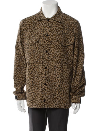 Rag & Bone Animal Print Trucker Jacket