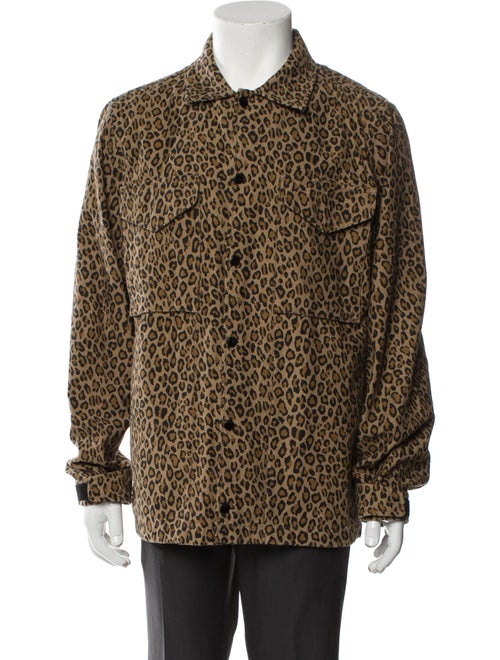 Rag & Bone Animal Print Trucker Jacket