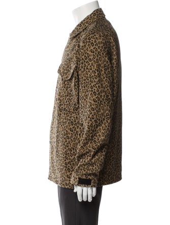 Rag & Bone Animal Print Trucker Jacket