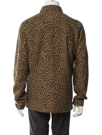 Rag & Bone Animal Print Trucker Jacket