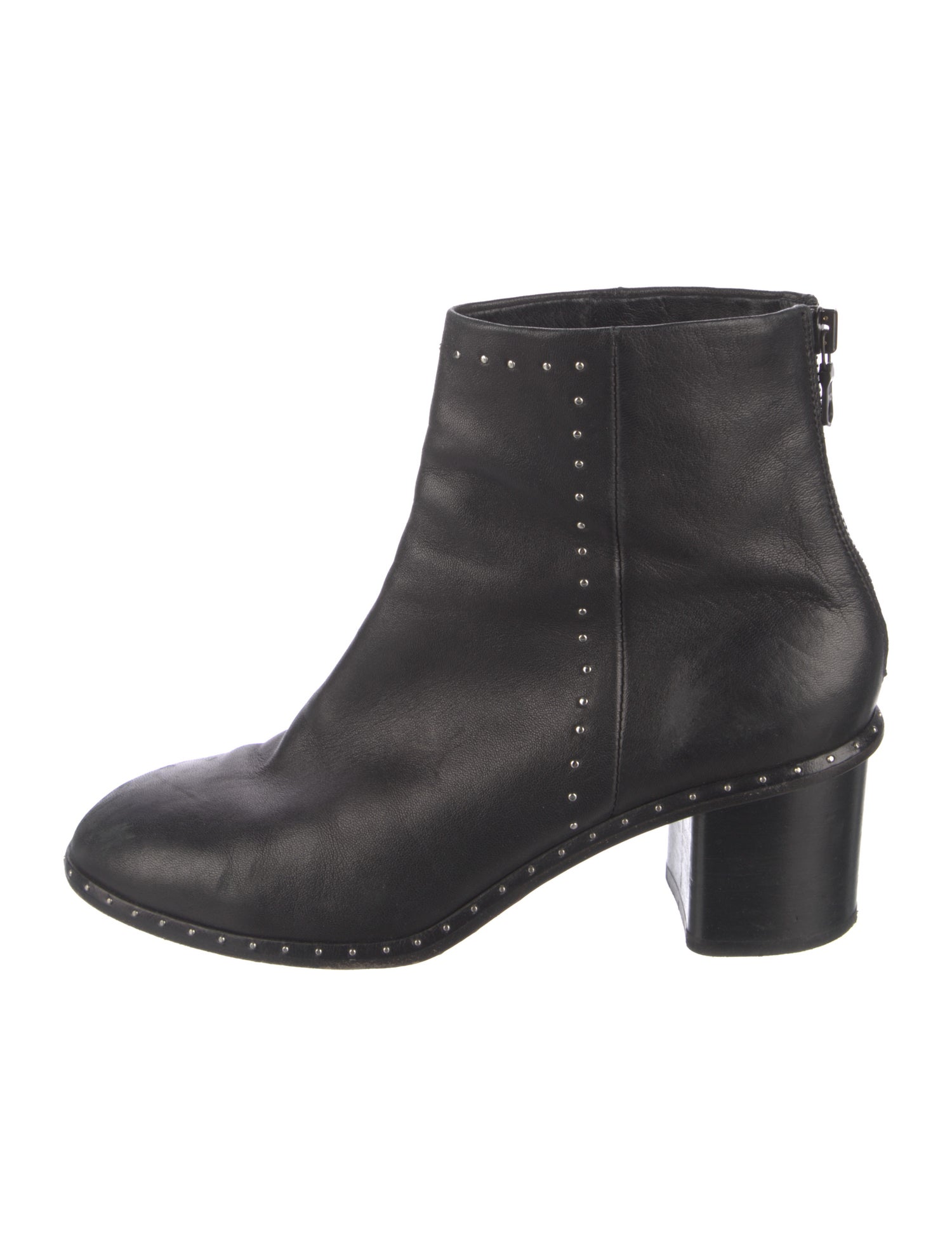 Rag & Bone Leather Studded Accents Boots