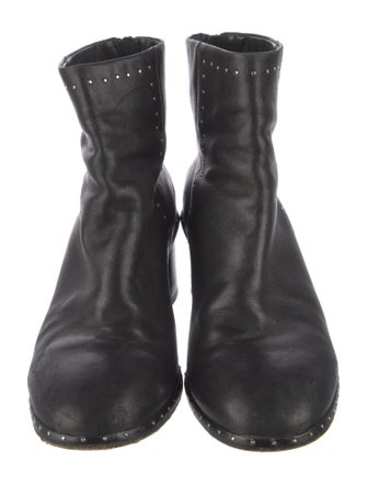 Rag & Bone Leather Studded Accents Boots