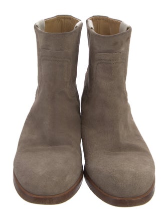 Rag & Bone Suede Moto Boots