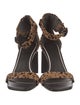 Rag & Bone Suede Animal Print Sandals