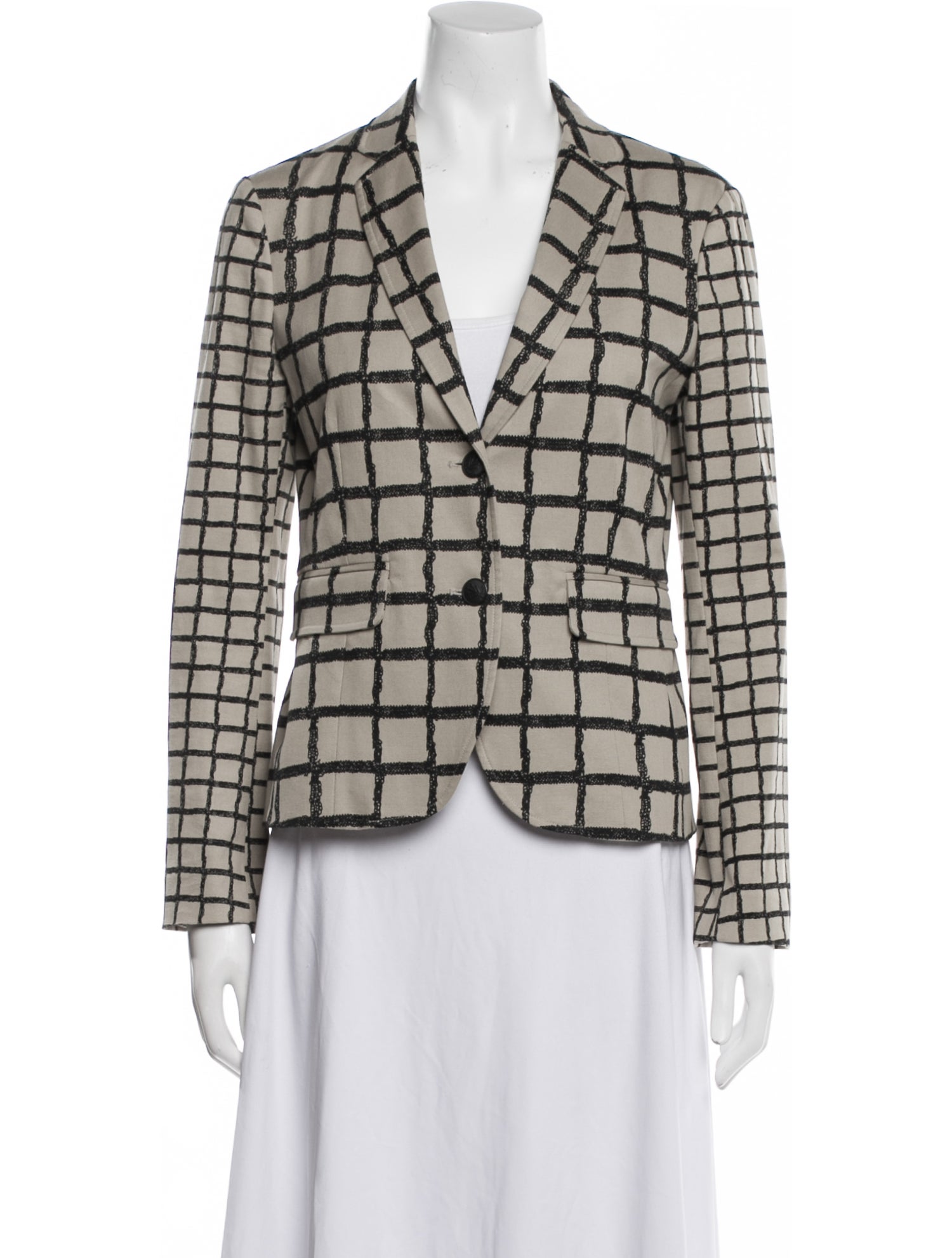 Rag & Bone Plaid Print Blazer