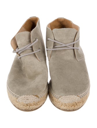 Rag & Bone Suede Whipstitch Trim Lace-Up Boots