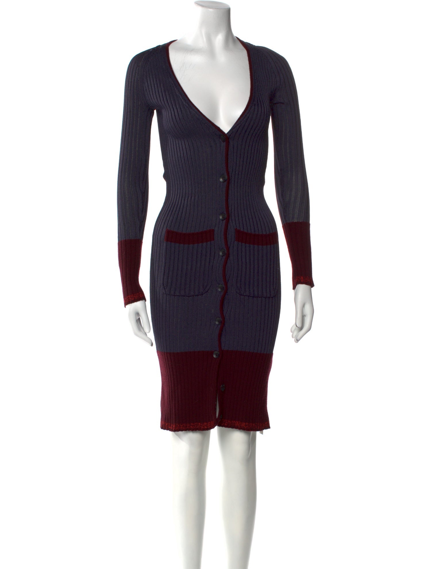 Rag & Bone Merino Wool Midi Length Dress