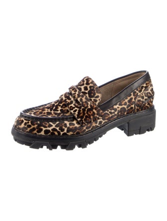 Rag & Bone Ponyhair Animal Print Loafers