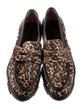 Rag & Bone Ponyhair Animal Print Loafers