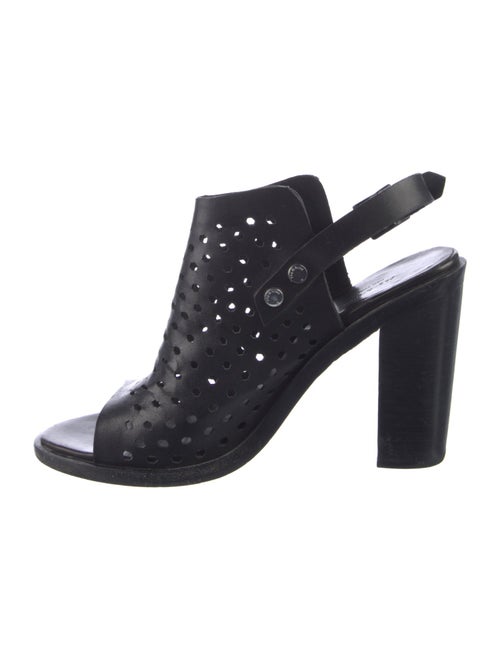 Rag & Bone Leather Lasercut Accents Slingback Sandals