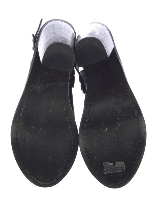 Rag & Bone Leather Lasercut Accents Slingback Sandals