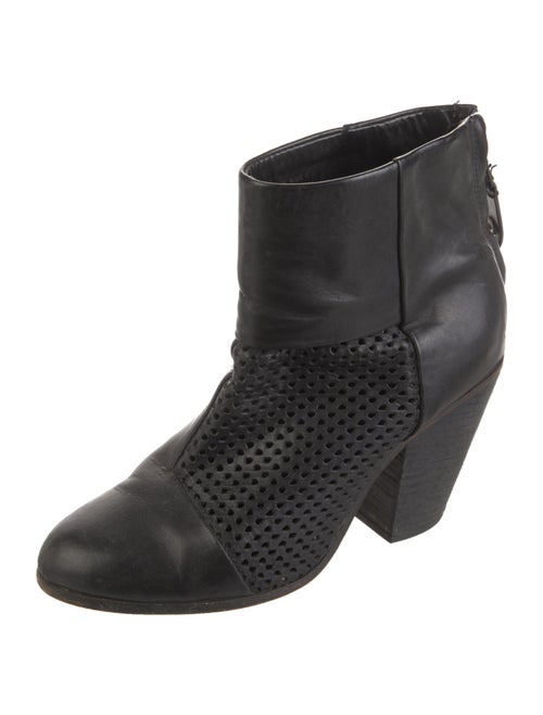 Rag & Bone Leather Lasercut Accents Boots