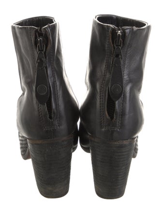 Rag & Bone Leather Lasercut Accents Boots