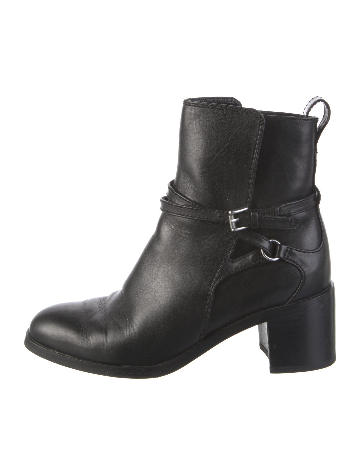 Rag & Bone Leather Moto Boots