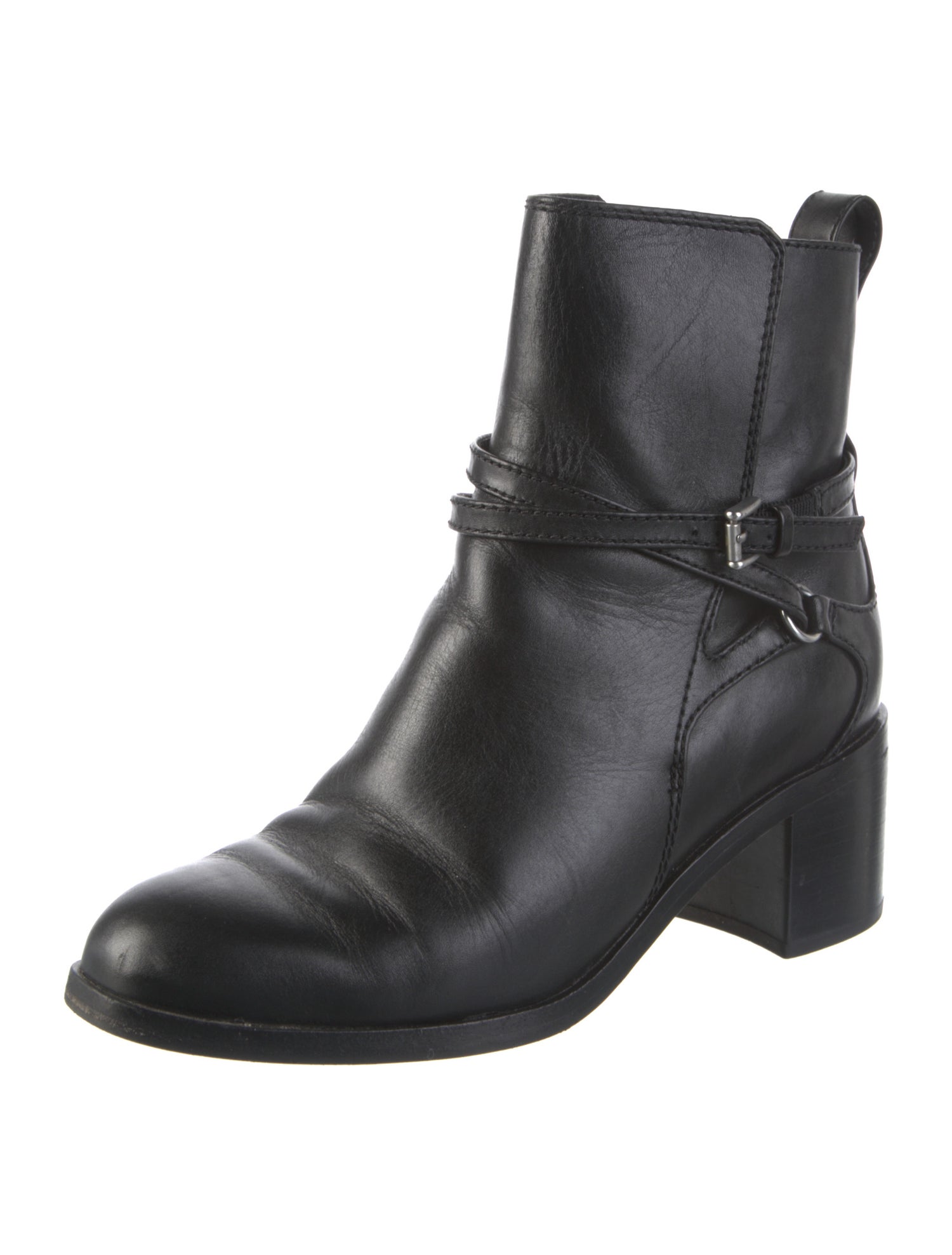 Rag & Bone Leather Moto Boots