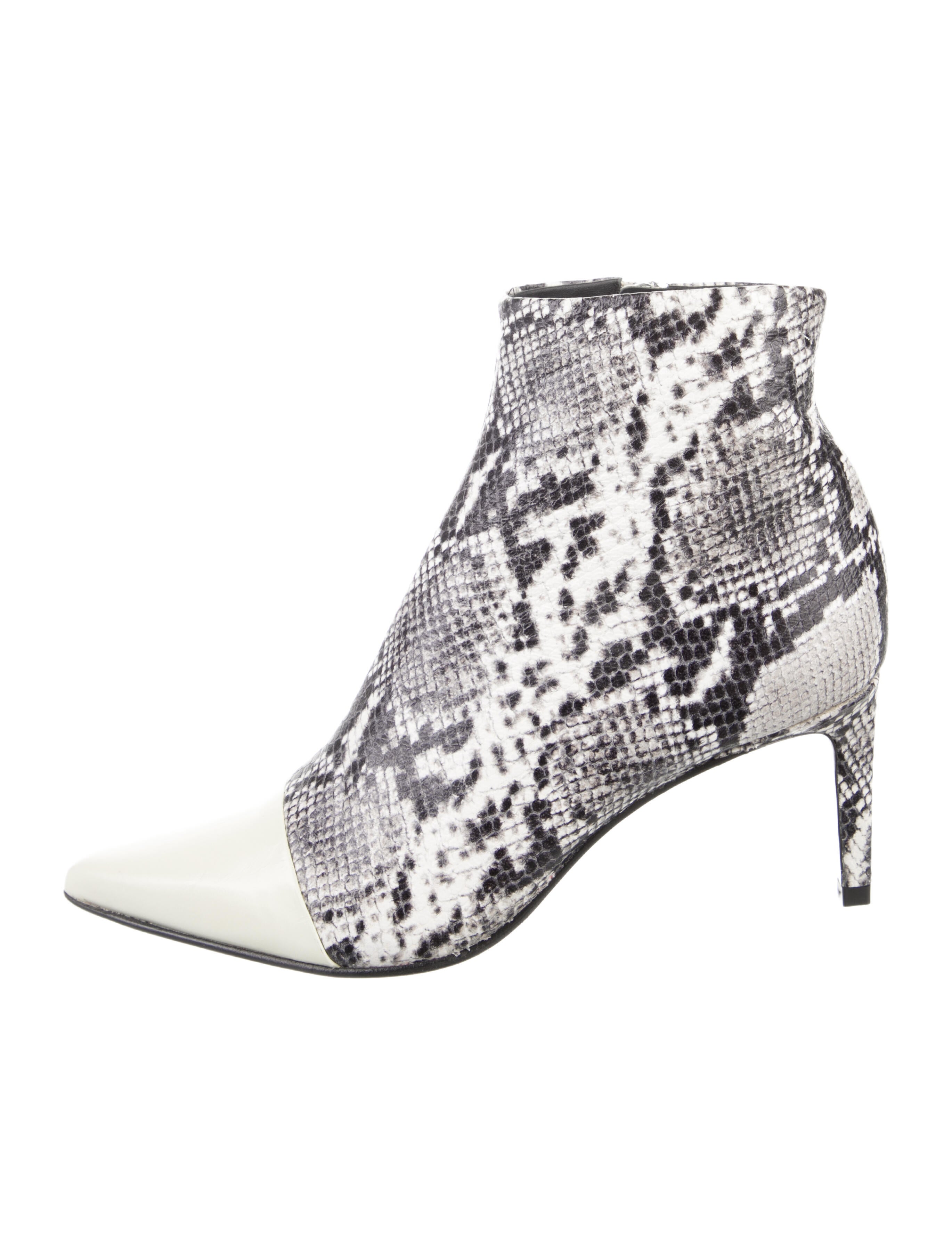 Rag & Bone Embossed Leather Animal Print Boots