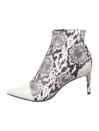 Rag & Bone Embossed Leather Animal Print Boots