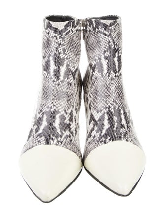 Rag & Bone Embossed Leather Animal Print Boots