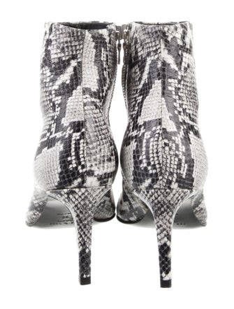 Rag & Bone Embossed Leather Animal Print Boots