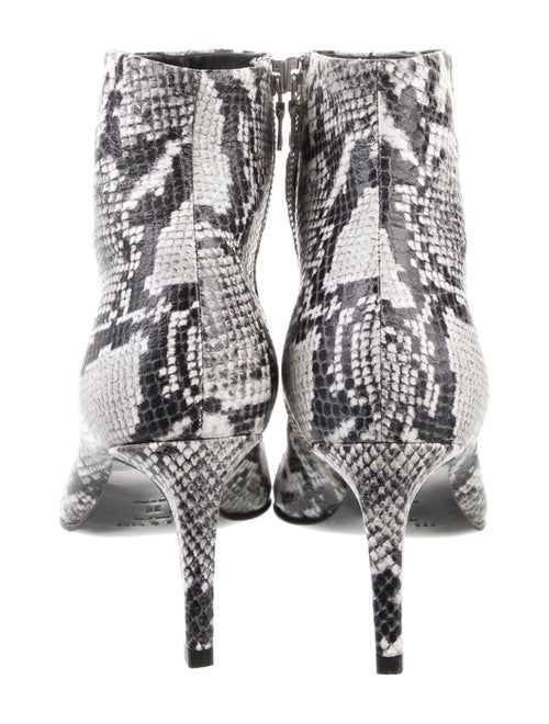 Rag & Bone Embossed Leather Animal Print Boots
