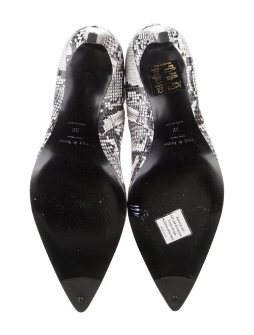 Rag & Bone Embossed Leather Animal Print Boots