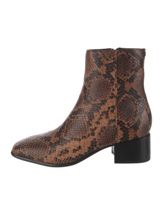 Rag & Bone Snakeskin Animal Print Boots