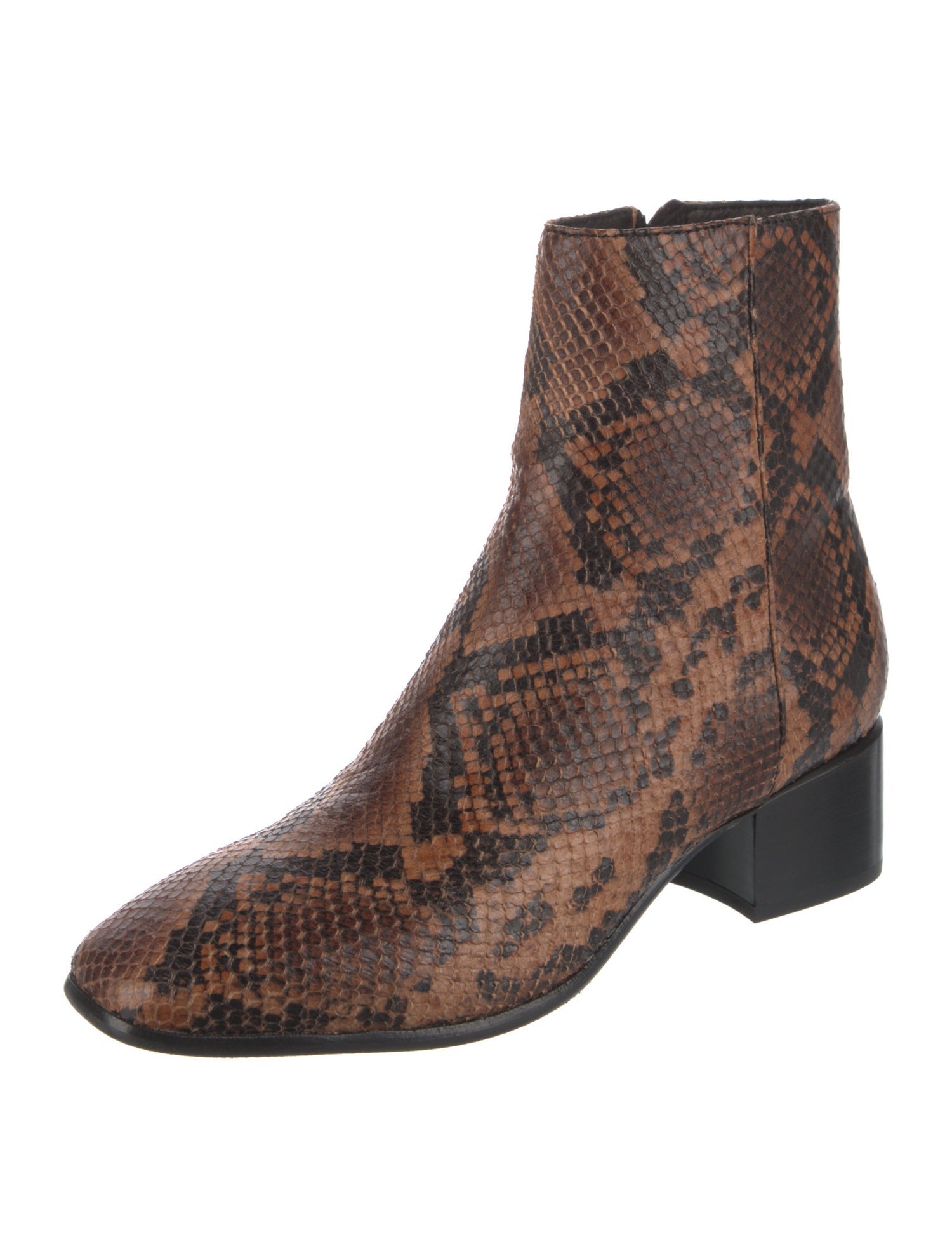 Rag & Bone Snakeskin Animal Print Boots