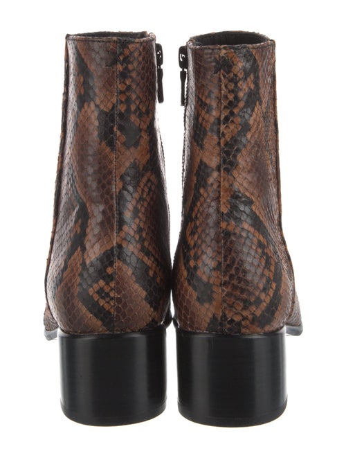 Rag & Bone Snakeskin Animal Print Boots