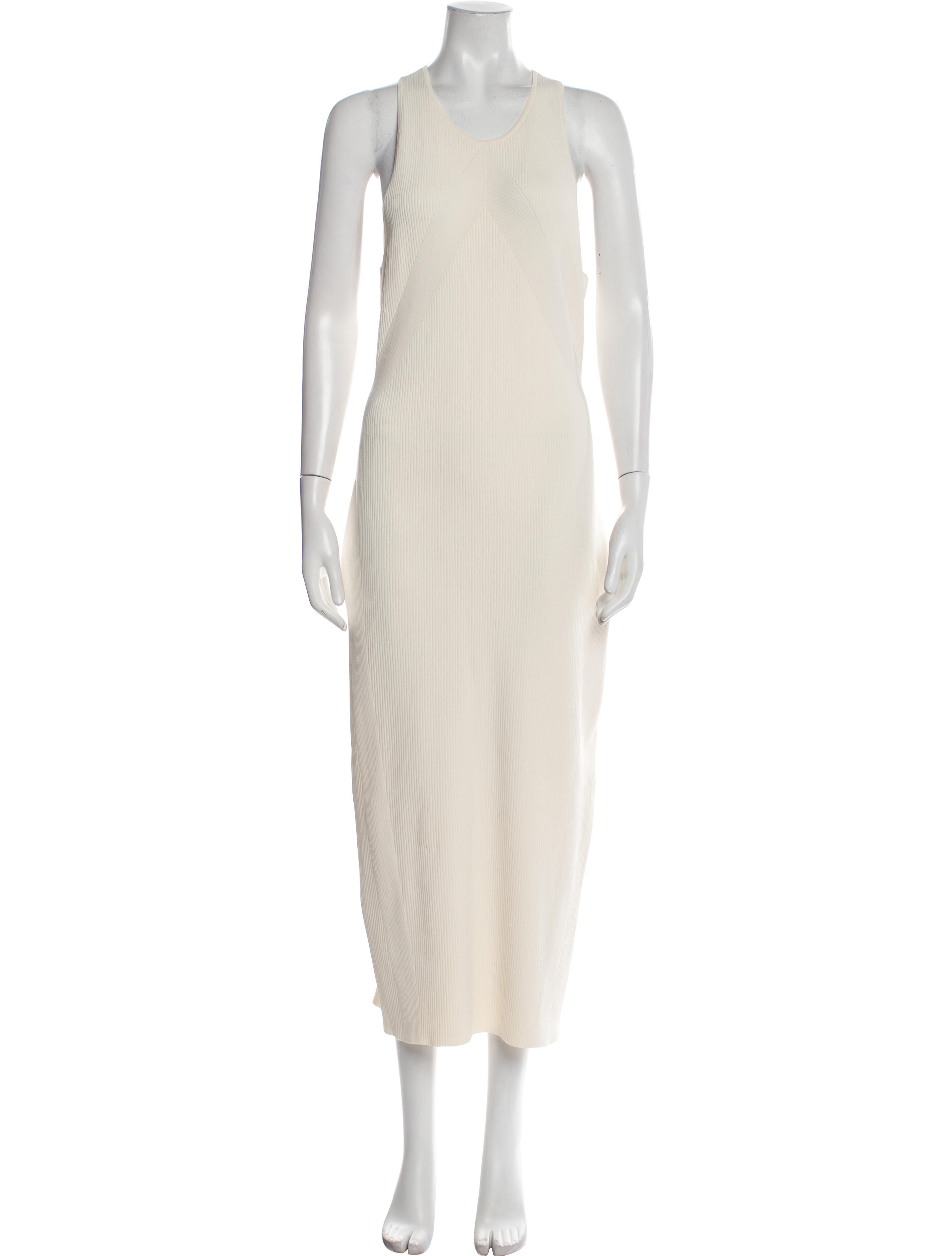Rag & Bone Scoop Neck Midi Length Dress