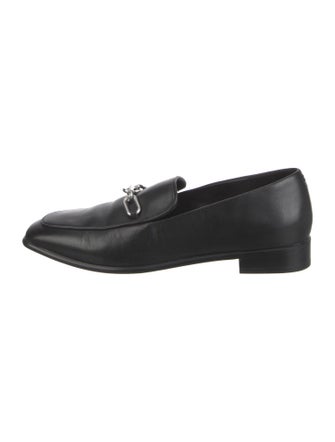 Rag & Bone Leather Chain-Link Accents Loafers