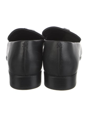 Rag & Bone Leather Chain-Link Accents Loafers