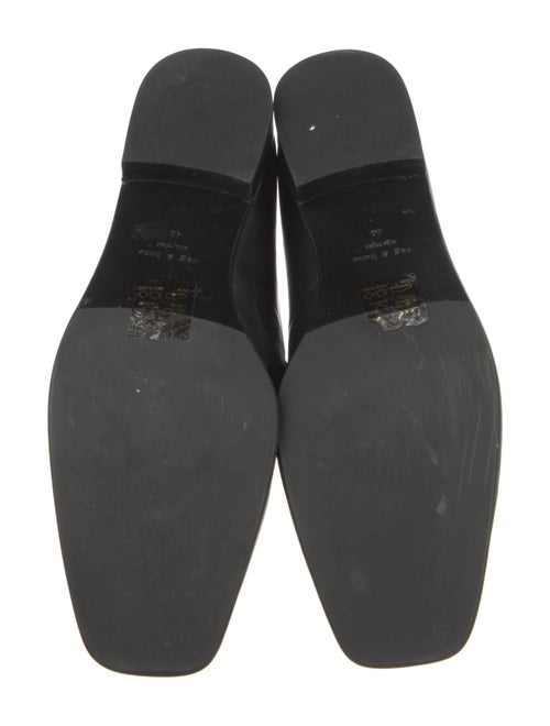 Rag & Bone Leather Chain-Link Accents Loafers