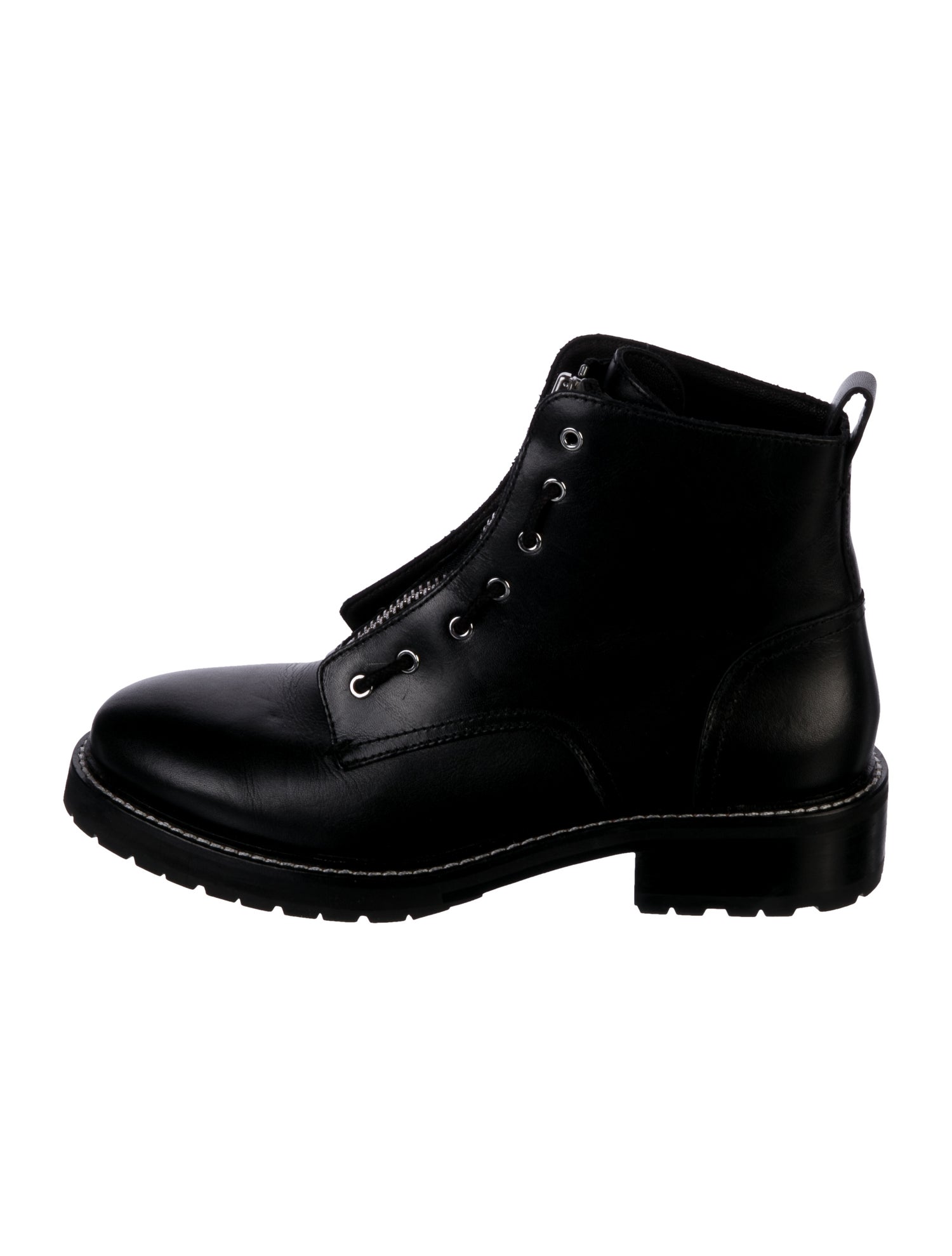 Rag & Bone Leather Combat Boots