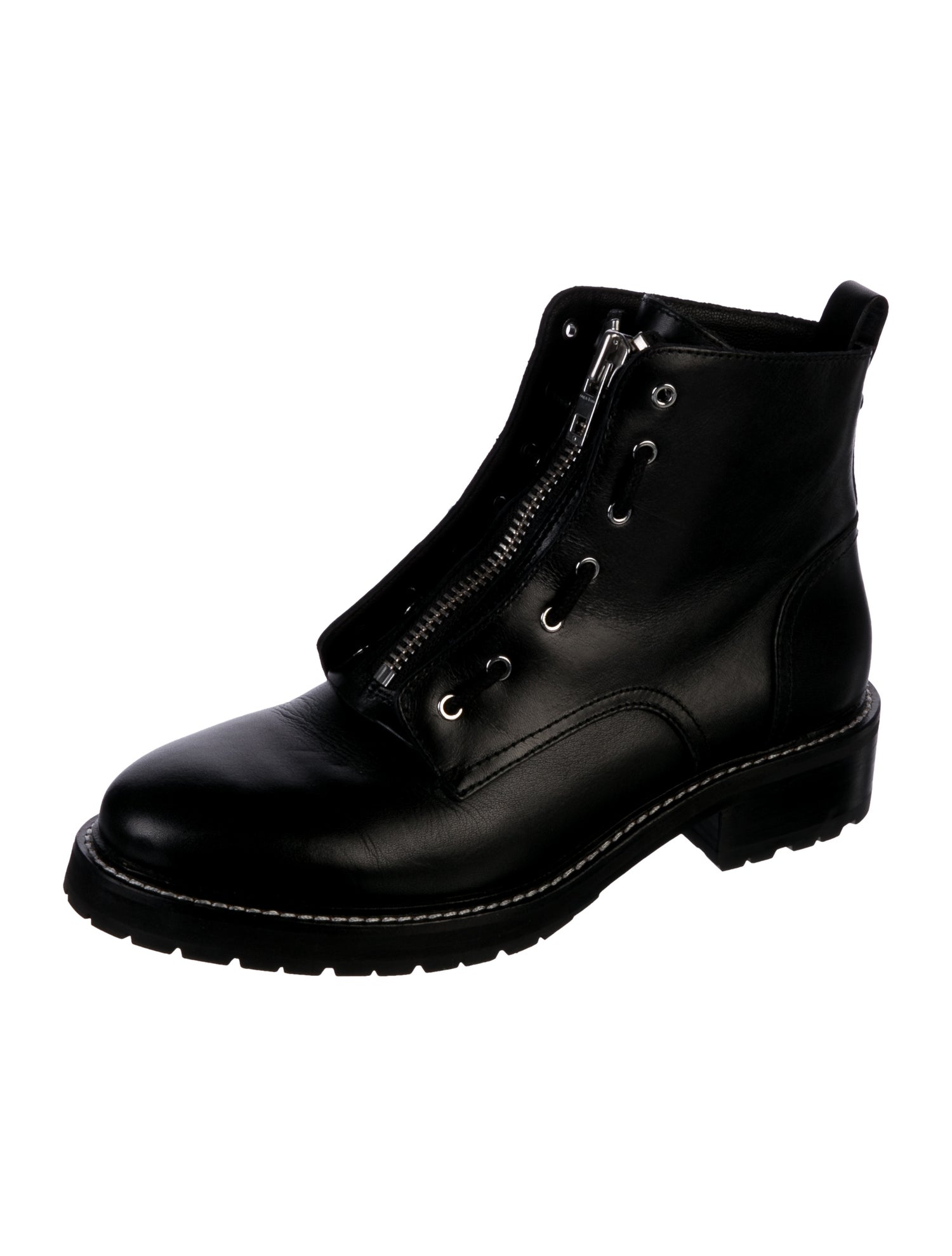 Rag & Bone Leather Combat Boots