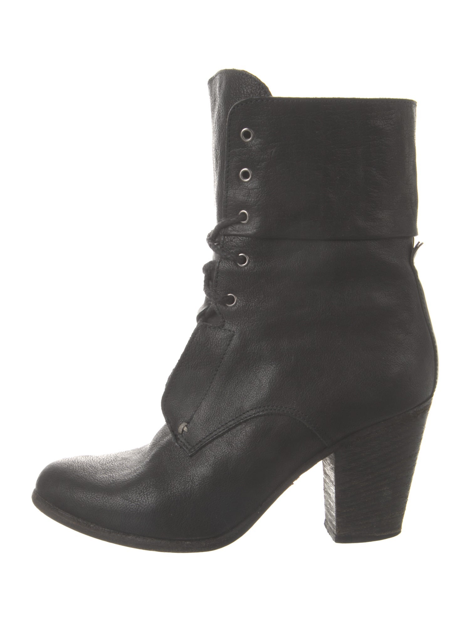 Rag & Bone Leather Lace-Up Boots