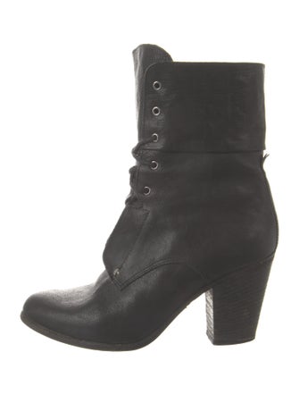 Rag & Bone Leather Lace-Up Boots