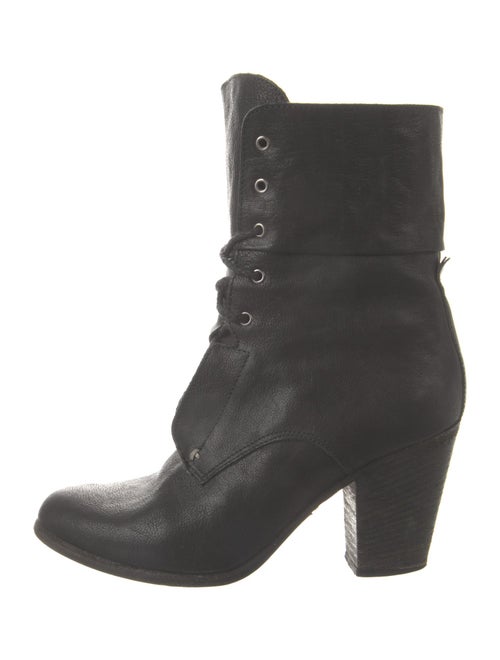 Rag & Bone Leather Lace-Up Boots