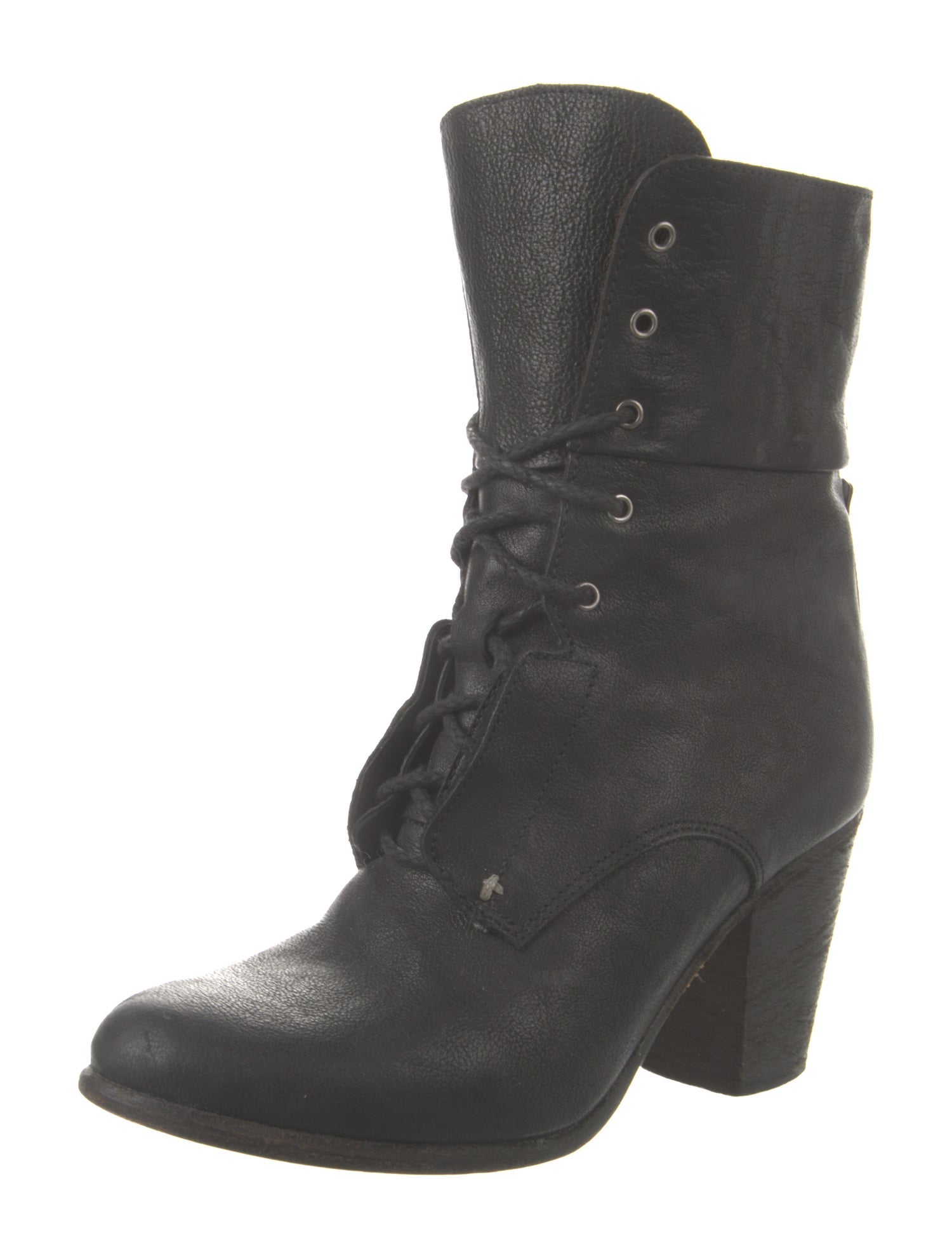Rag & Bone Leather Lace-Up Boots