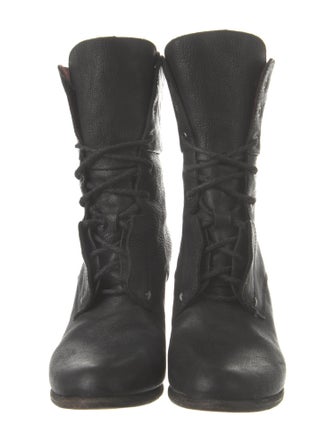 Rag & Bone Leather Lace-Up Boots