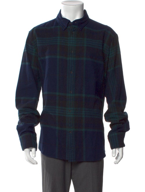 Rag & Bone Plaid Print Long Sleeve Shirt