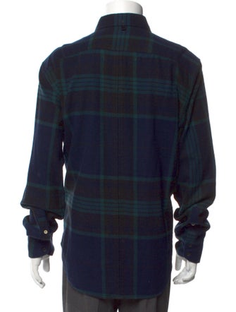 Rag & Bone Plaid Print Long Sleeve Shirt